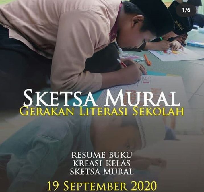 Adakan Lomba Sketsa Mural pada Gerakan Literasi Sekolah 2020