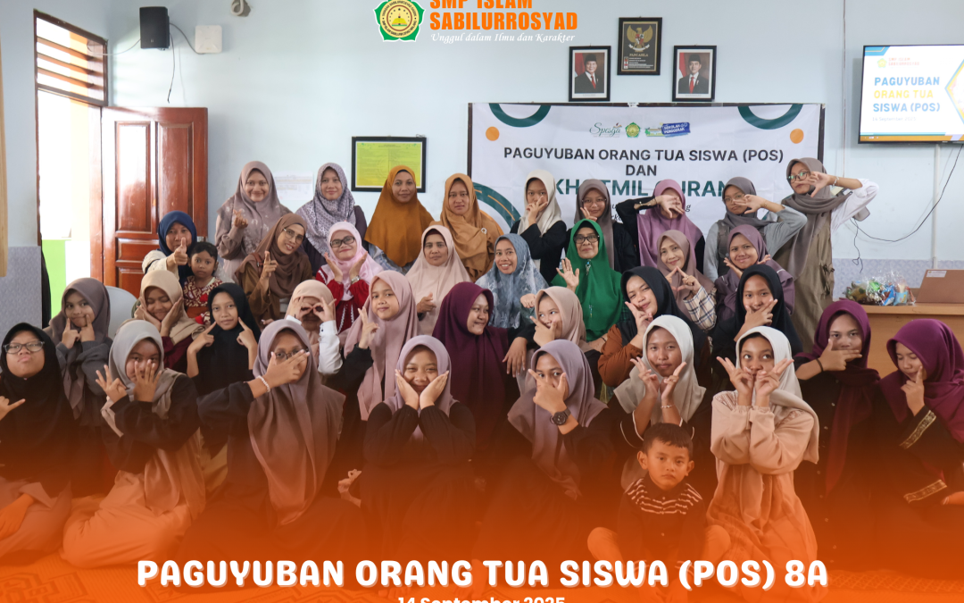 Paguyuban Orang Tua Siswa dan Istighosah Kelas 8A: Momen Kebersamaan Penuh Keberkahan Spesial Maulid Nabi